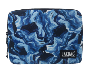 Jacbag Fermuarlı Tablet Çantası Tablet-Mavi Dumanlı