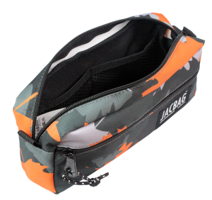 Jacbag Dual Zip-İki Fermuarlı Kalemkutusu Dual Zip-Turuncu Camoflora