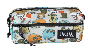 Jacbag Dual Zip-İki Fermuarlı Kalemkutusu Dual Zip-Neşeli Patiler
