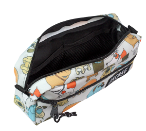 Jacbag Dual Zip-İki Fermuarlı Kalemkutusu Dual Zip-Neşeli Patiler