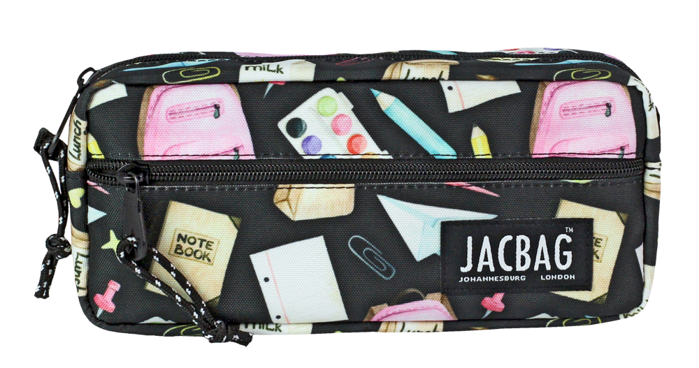 Jacbag Dual Zip-İki Fermuarlı Kalemkutusu Dual Zip-Pastel Pop