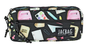 Jacbag Dual Zip-İki Fermuarlı Kalemkutusu Dual Zip-Pastel Pop