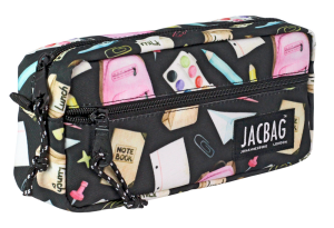 Jacbag Dual Zip-İki Fermuarlı Kalemkutusu Dual Zip-Pastel Pop