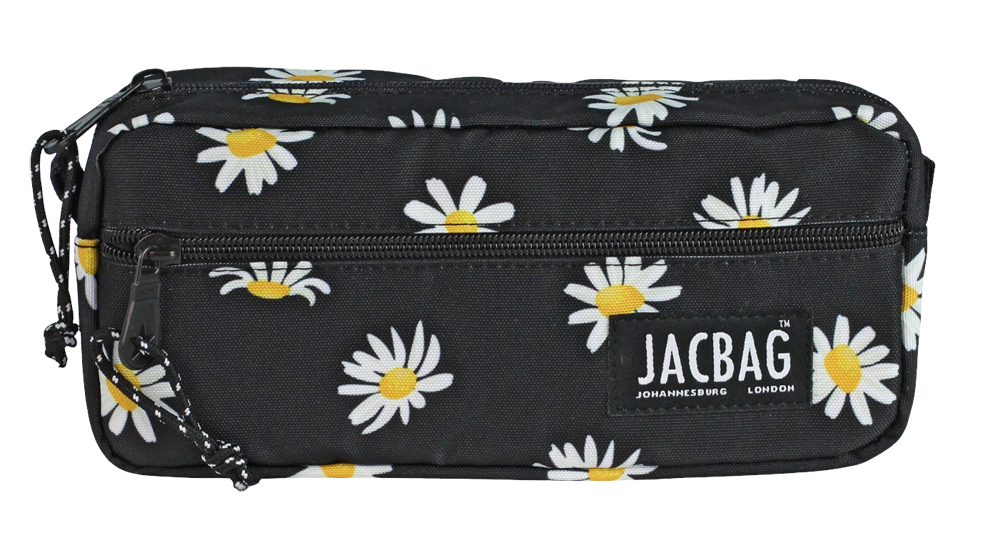 Jacbag Dual Zip-İki Fermuarlı Kalemkutusu Dual Zip-Papatya