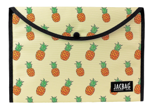Jacbag Çıtçıtlı Dosya  Çanta  A4 Çıtçıtlı Dosya-Ananas