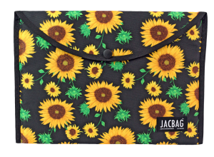 Jacbag Çıtçıtlı Dosya  Çanta  A4 Çıtçıtlı Dosya-Ayçiçeği