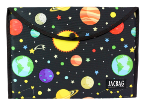 Jacbag Çıtçıtlı Dosya  Çanta  A4 Çıtçıtlı Dosya-Galaksi