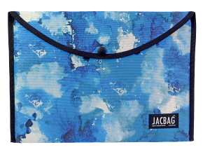 Jacbag Çıtçıtlı Dosya  Çanta  A4 Çıtçıtlı Dosya-Mavi Bulut