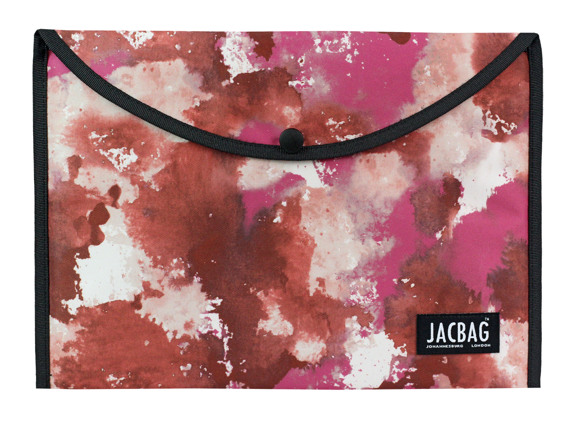 Jacbag Çıtçıtlı Dosya  Çanta  A4 Çıtçıtlı Dosya-Pembe Bulut