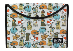 Jacbag Çıtçıtlı Dosya  Çanta  A4 Çıtçıtlı Dosya-Neşeli Patiler