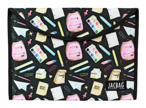 Jacbag Çıtçıtlı Dosya  Çanta  A4 Çıtçıtlı Dosya-Pastel Pop