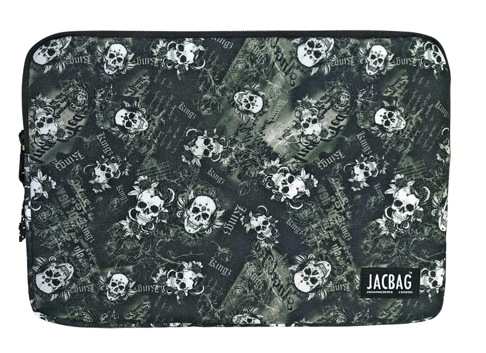 Jacbag Notebag-Evrak ve Notebook Fermuarlı Çanta Notebag-Kurukafa