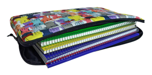 Jacbag Notebag-Evrak ve Notebook Fermuarlı Çanta Notebag-Sarı Kedili