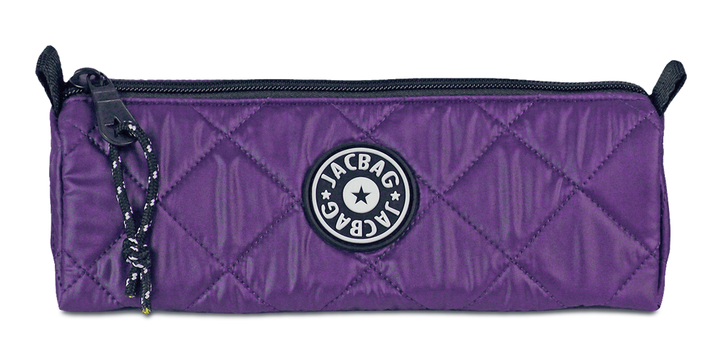 Jacbag Prime Soft-Kapitone Üçgen Kalemkutu Prime Soft-Mor