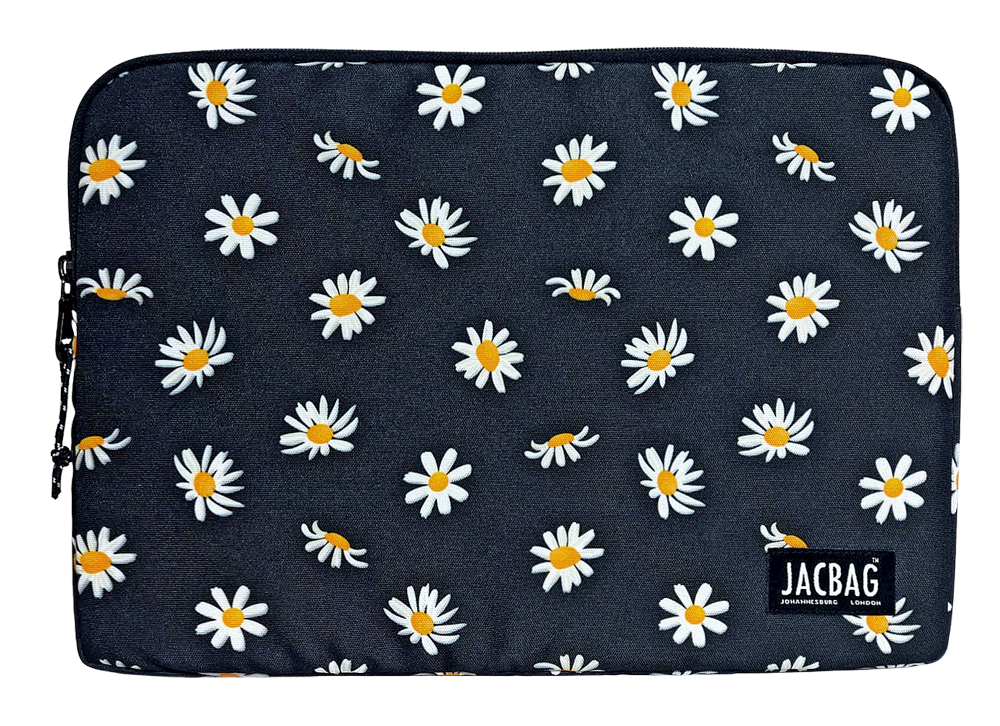 Jacbag Notebag-Evrak ve Notebook Fermuarlı Çanta Notebag-Papatya