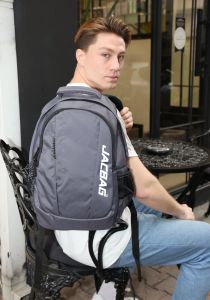 Jacbag Black-İki Bölmeli Sırt Çantası Black Jac-Gri