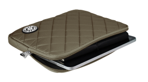 Jacbag Tablet Soft-Fermuarlı Kapitone Tablet Çantası Tablet Soft Vizon