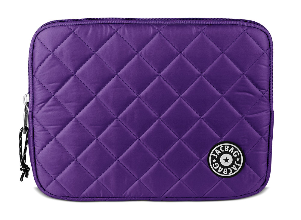 Jacbag Tablet Soft-Fermuarlı Kapitone Tablet Çantası Tablet Soft Mor