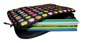 Jacbag Notebag-Evrak ve Notebook Fermuarlı Çanta Notebag-Emoji