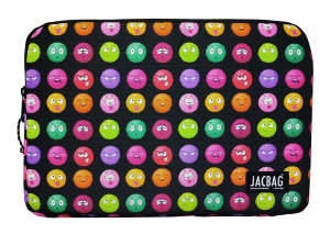 Jacbag Notebag-Evrak ve Notebook Fermuarlı Çanta Notebag-Emoji