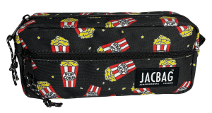 Jacbag Dual Zip-İki Fermuarlı Kalemkutusu Dual Zip-Popcorn