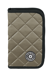 Jacbag cover Soft-Sert Kapaklı Ayraçlı kapitone Kalem Kutusu Cover Soft-Vizon