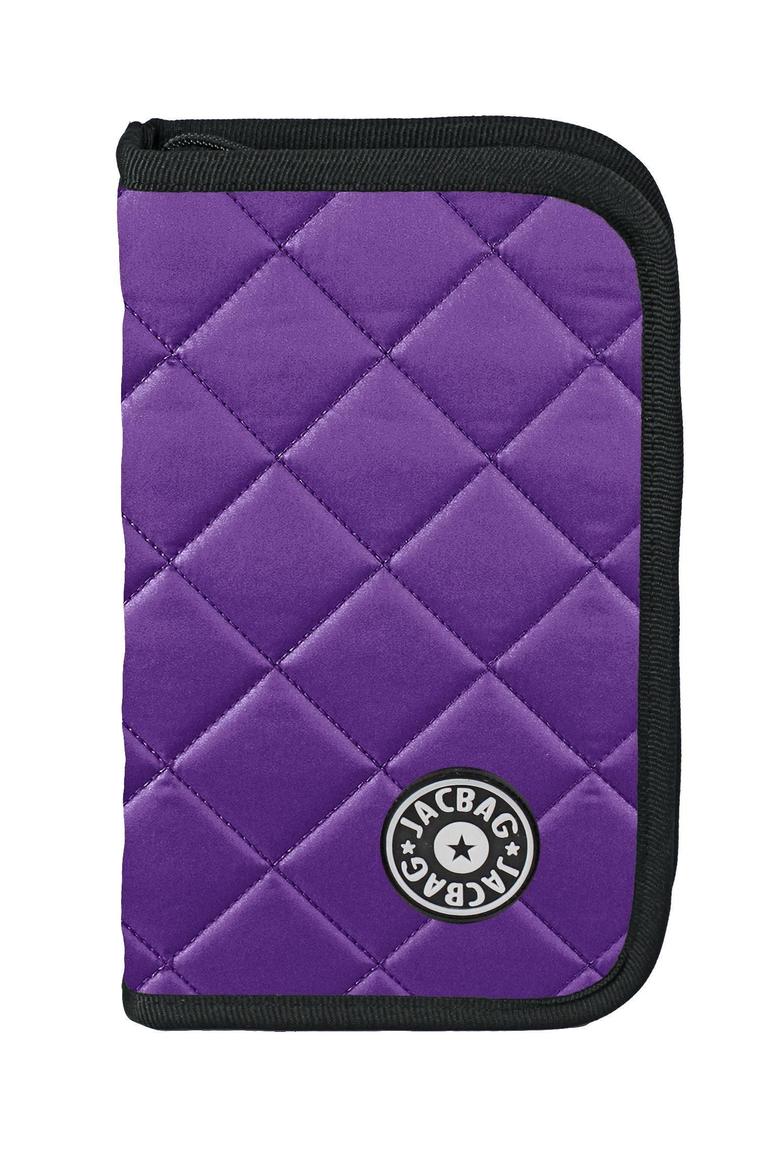 Jacbag cover Soft-Sert Kapaklı Ayraçlı kapitone Kalem Kutusu Cover Soft-Mor