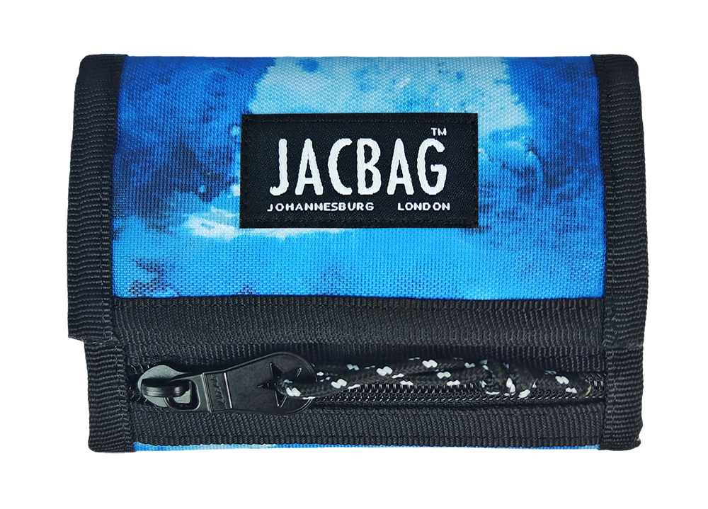 Jacbag Wallet-Cırtlı Cüzdan Wallet-Mavi Bulut