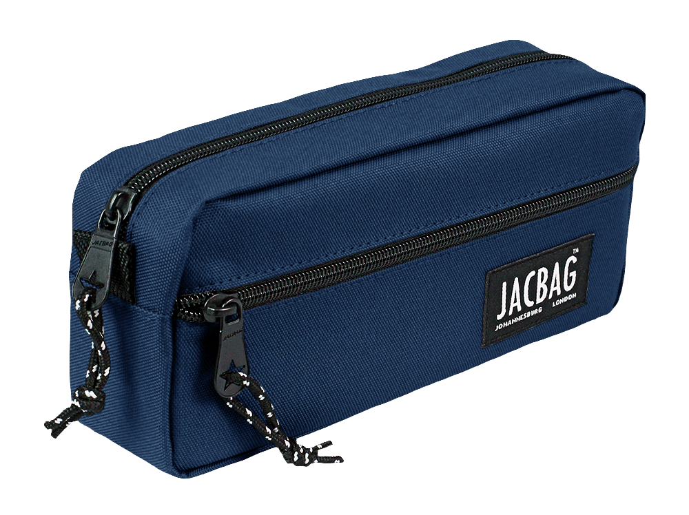 Jacbag Dual Zip-İki Fermuarlı Kalemkutusu Dual Zip-Lacivert