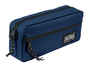 Jacbag Dual Zip-İki Fermuarlı Kalemkutusu Dual Zip-Lacivert