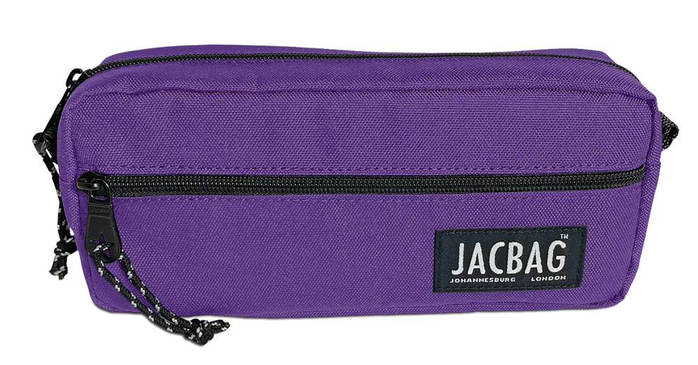 Jacbag Dual Zip-İki Fermuarlı Kalemkutusu Dual Zip-Mor
