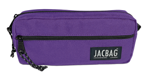 Jacbag Dual Zip-İki Fermuarlı Kalemkutusu Dual Zip-Mor
