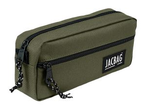 Jacbag Dual Zip-İki Fermuarlı Kalemkutusu Dual Zip-Haki