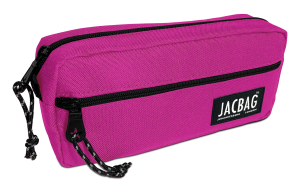 Jacbag Dual Zip-İki Fermuarlı Kalemkutusu Dual Zip-Pembe