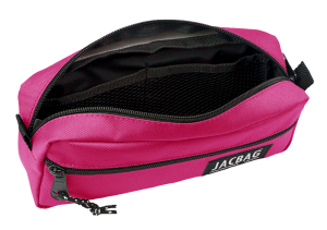 Jacbag Dual Zip-İki Fermuarlı Kalemkutusu Dual Zip-Pembe