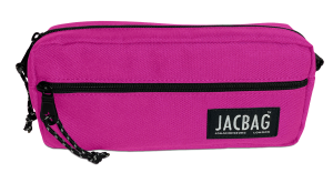 Jacbag Dual Zip-İki Fermuarlı Kalemkutusu Dual Zip-Pembe