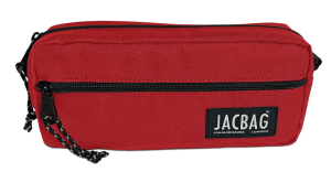 Jacbag Dual Zip-İki Fermuarlı Kalemkutusu Dual Zip-Kırmızı