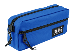 Jacbag Dual Zip-İki Fermuarlı Kalemkutusu Dual Zip-Saks