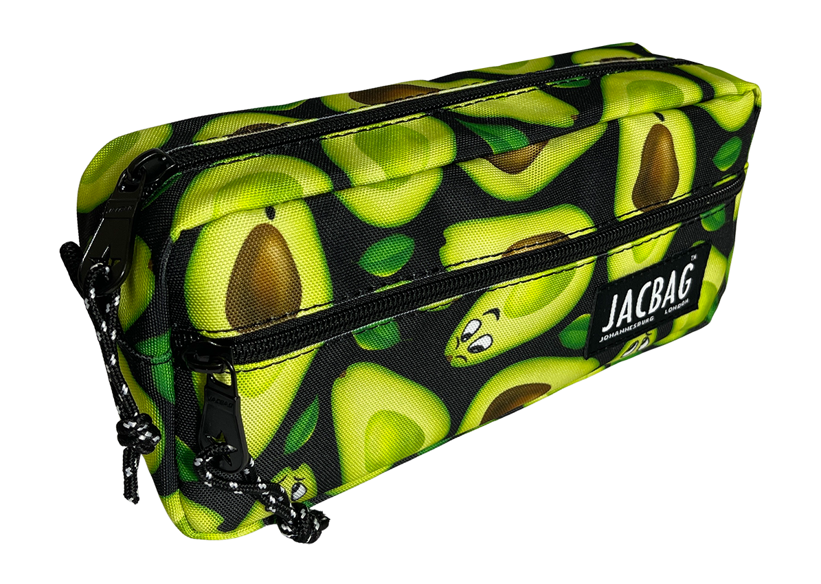 Jacbag Dual Zip-İki Fermuarlı Kalemkutusu Dual Zip-Avokado