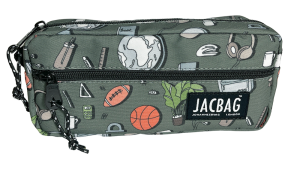 Jacbag Dual Zip-İki Fermuarlı Kalemkutusu Dual Zip-College
