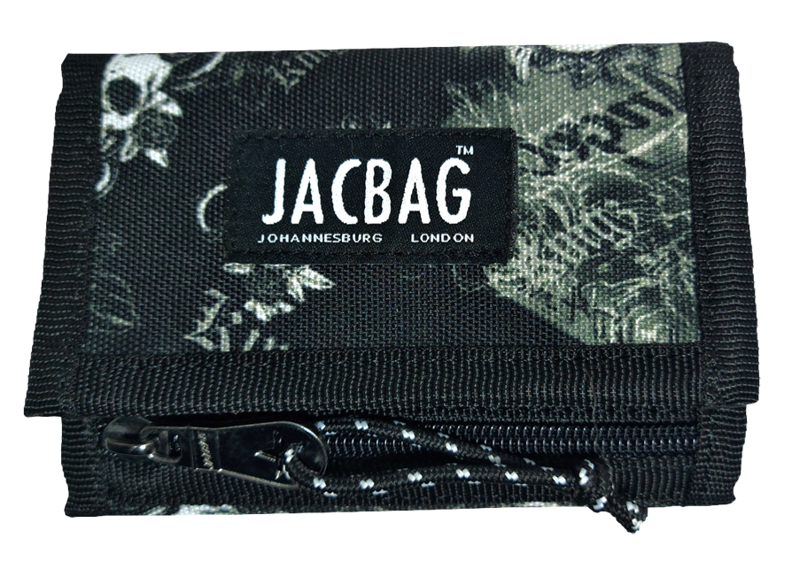 Jacbag Wallet-Cırtlı Cüzdan Wallet-Kurukafa