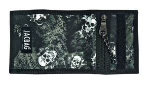 Jacbag Wallet-Cırtlı Cüzdan Wallet-Kurukafa