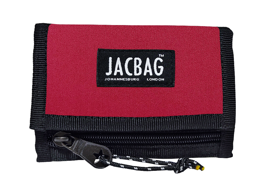 Jacbag Wallet-Cırtlı Cüzdan Wallet-Kırmızı