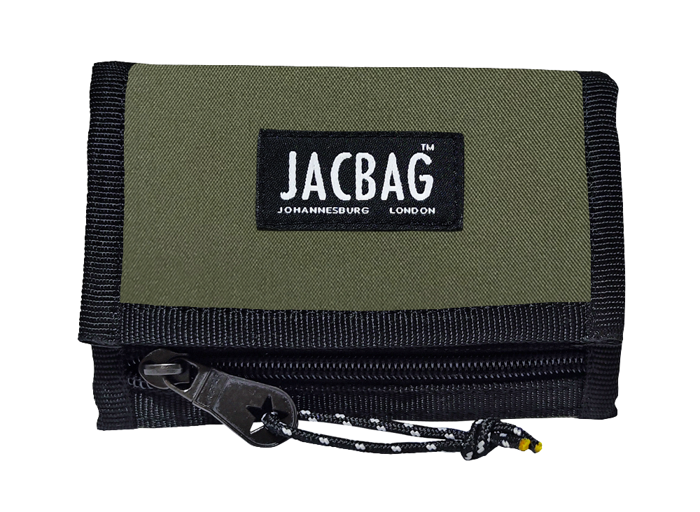 Jacbag Wallet-Cırtlı Cüzdan Wallet-Haki