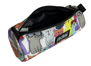 Jacbag Bıg Roll-Silindir Tip Kalem Kutusu Big Roll-Sarı Kedili