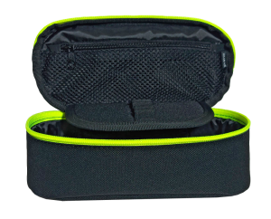 Jacbag Oval XL Kalem Kutusu Oval XL-Siyah-Sarı