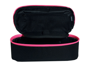 Jacbag Oval XL Kalem Kutusu Oval XL-Siyah-Pembe