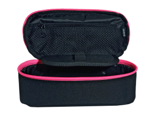 Jacbag Oval XL Kalem Kutusu Oval XL-Siyah-Pembe