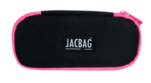 Jacbag Oval XL Kalem Kutusu Oval XL-Siyah-Pembe