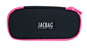 Jacbag Oval XL Kalem Kutusu Oval XL-Siyah-Pembe
